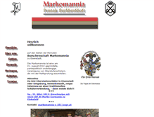 Tablet Screenshot of markomannia-e.oepr.at